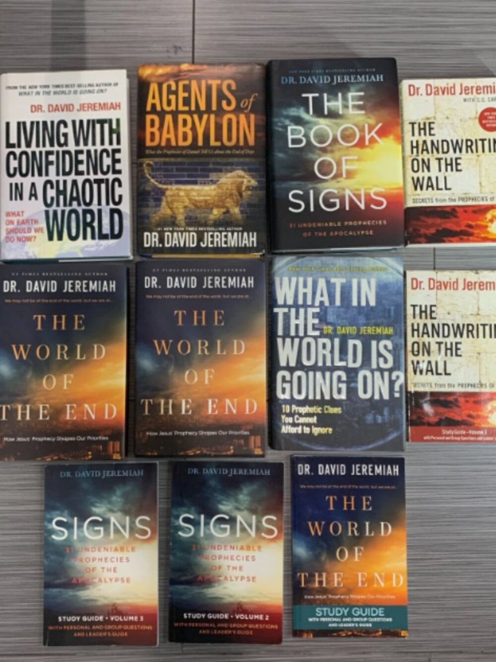 David Jeremiah biblical prophecy & end times master book collection | 10-Pieces